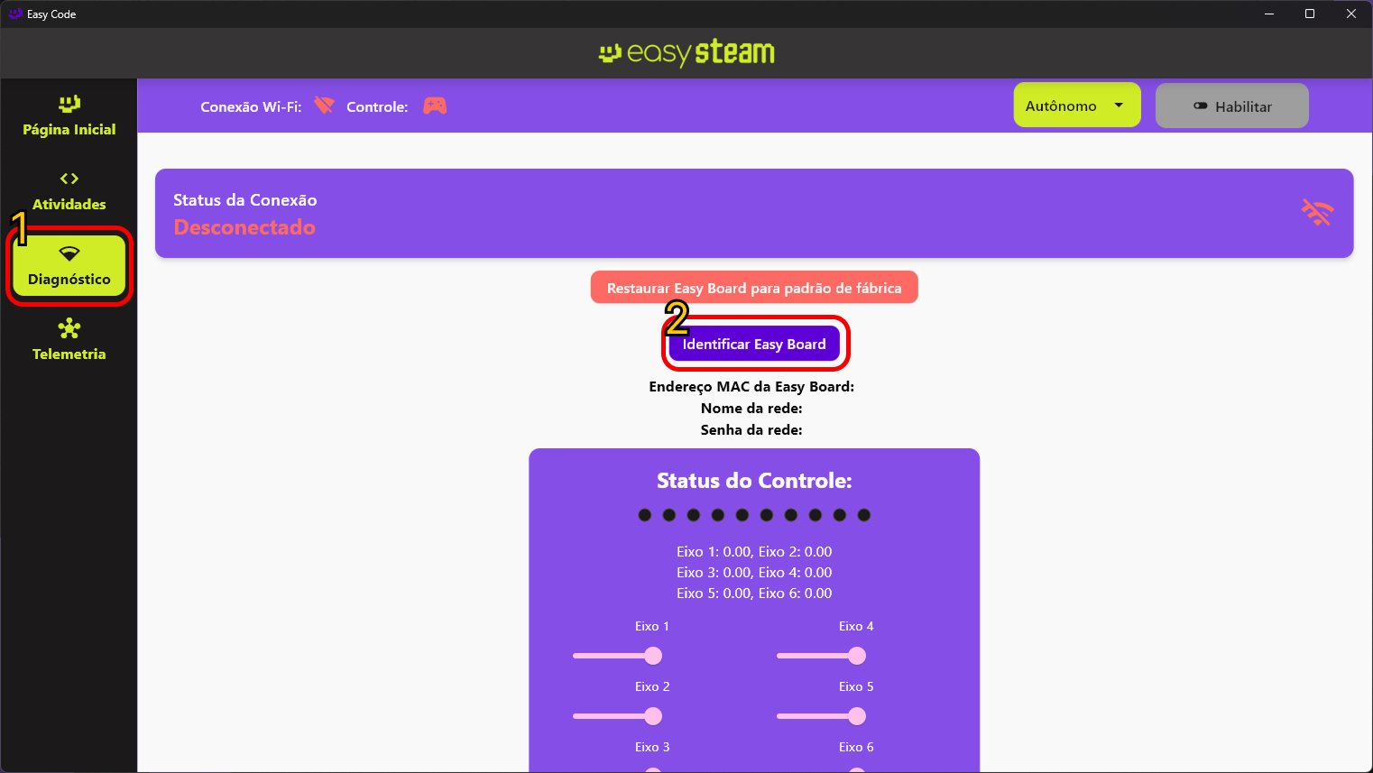 Identificando a placa