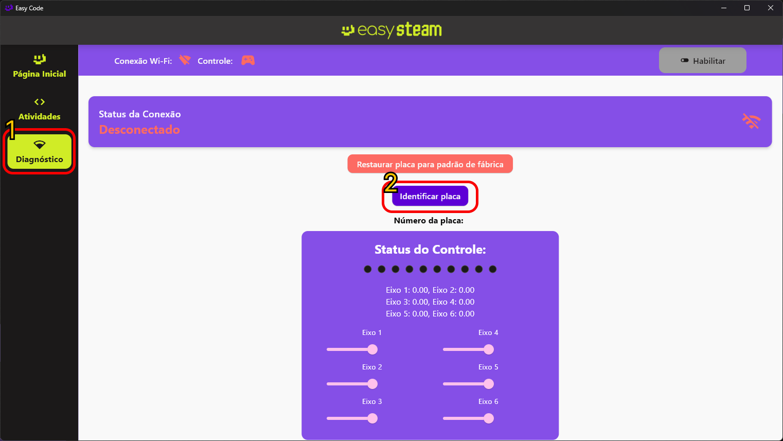 Identificando a placa